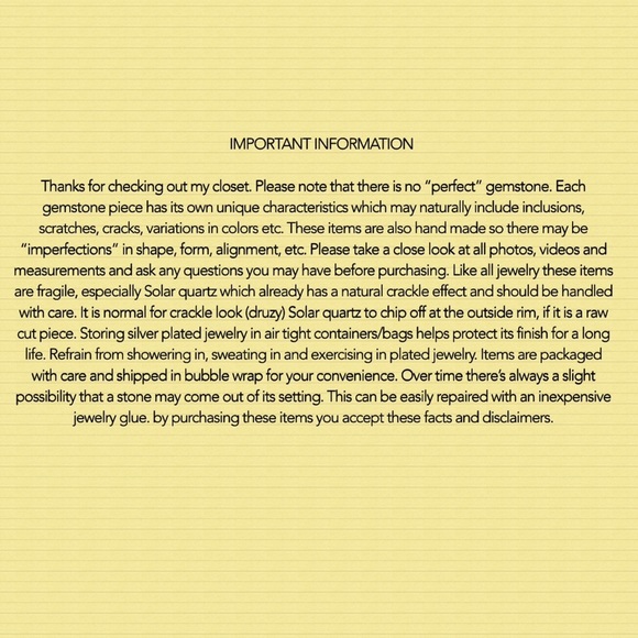 Solar Add on Item - Blue Solar Quartz 925 Ring size 6.75 - Picture 7 of 7